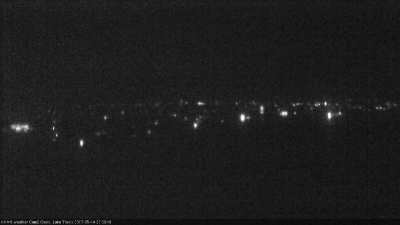 Lake Travis webcam, May 14, 2017 10:10 PM CT