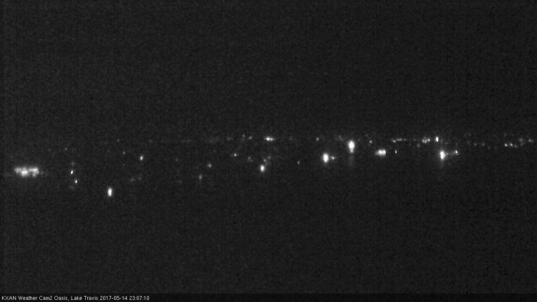 Lake Travis webcam, May 14, 2017 10:15 PM CT