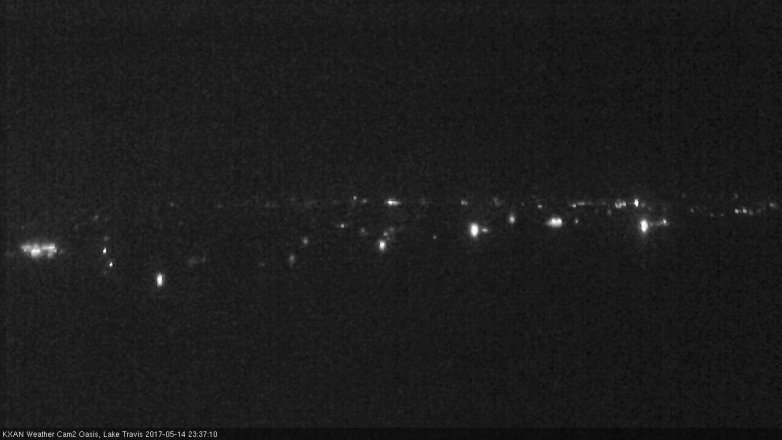 Lake Travis webcam, May 14, 2017 10:50 PM CT