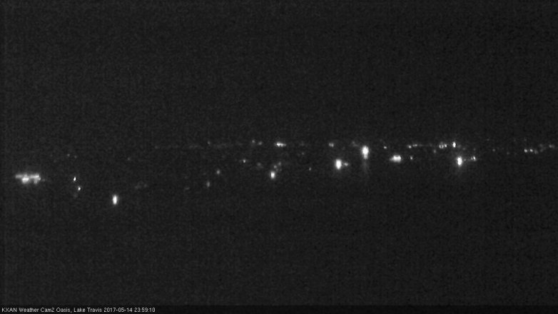 Lake Travis webcam, May 14, 2017 11:05 PM CT