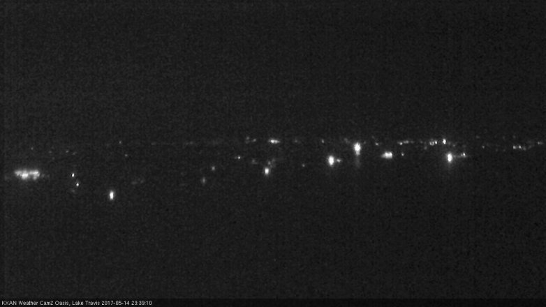Lake Travis webcam, May 14, 2017 11:10 PM CT
