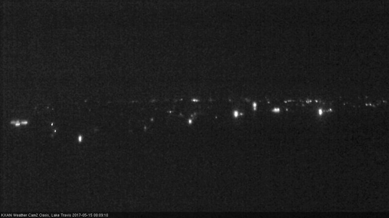Lake Travis webcam, May 14, 2017 11:30 PM CT