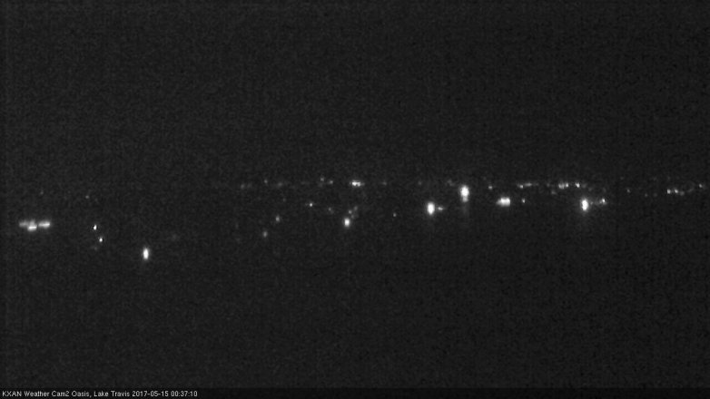 Lake Travis webcam, May 14, 2017 11:45 PM CT