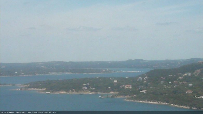 Lake Travis webcam, May 15, 2017 11:35 AM CT