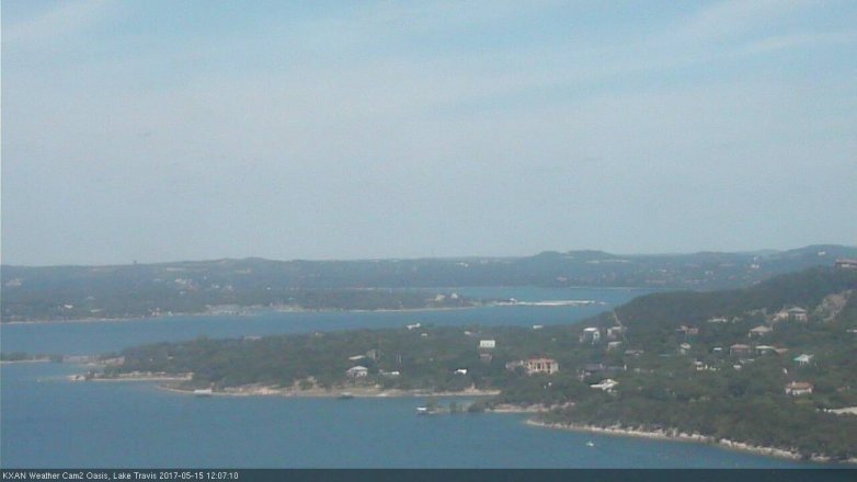 Lake Travis webcam, May 15, 2017 11:40 AM CT