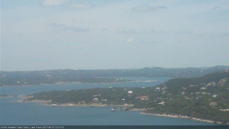 Lake Travis webcam, May 15, 2017 12:05 PM CT