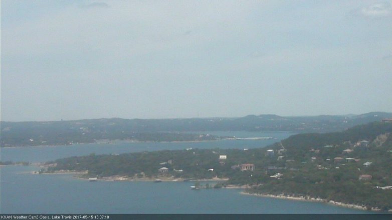 Lake Travis webcam, May 15, 2017 12:15 PM CT
