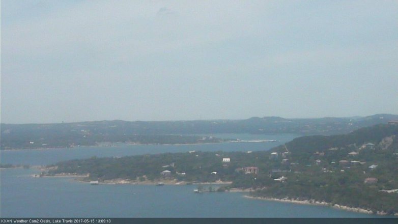 Lake Travis webcam, May 15, 2017 12:40 PM CT