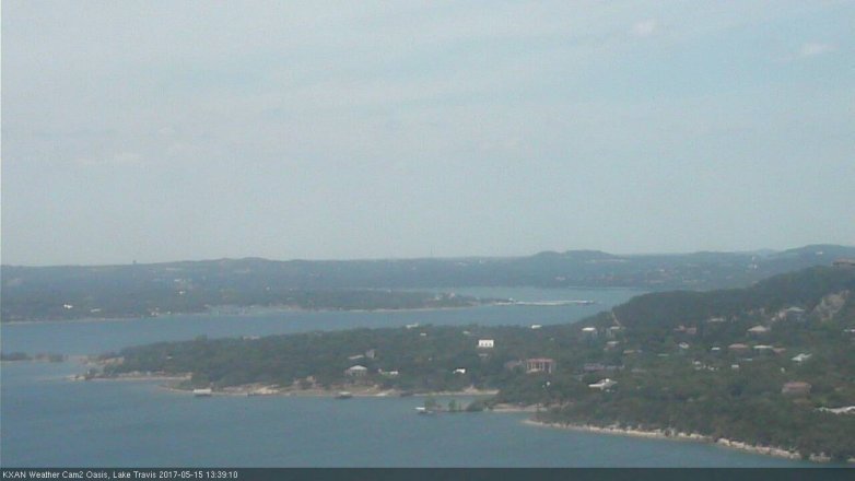 Lake Travis webcam, May 15, 2017 12:45 PM CT