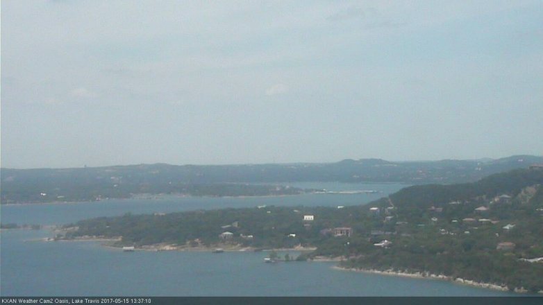 Lake Travis webcam, May 15, 2017 1:05 PM CT