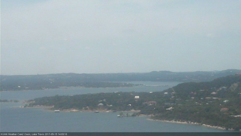Lake Travis webcam, May 15, 2017 1:25 PM CT