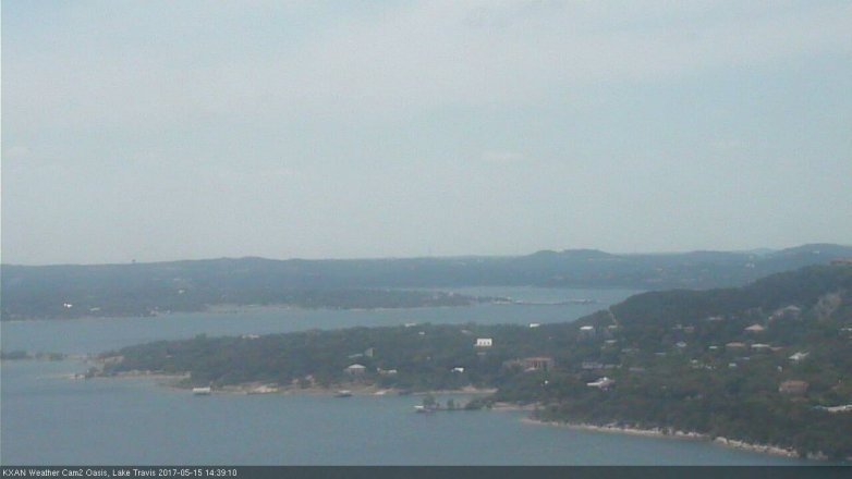 Lake Travis webcam, May 15, 2017 1:50 PM CT