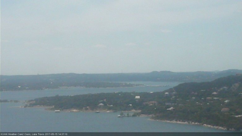 Lake Travis webcam, May 15, 2017 2:00 PM CT