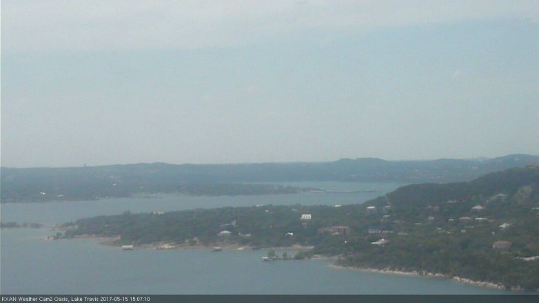 Lake Travis webcam, May 15, 2017 2:40 PM CT