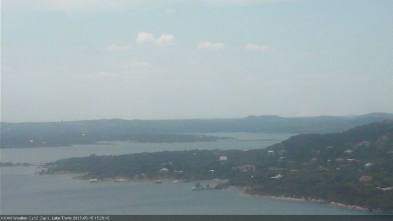Lake Travis webcam, May 15, 2017 2:45 PM CT