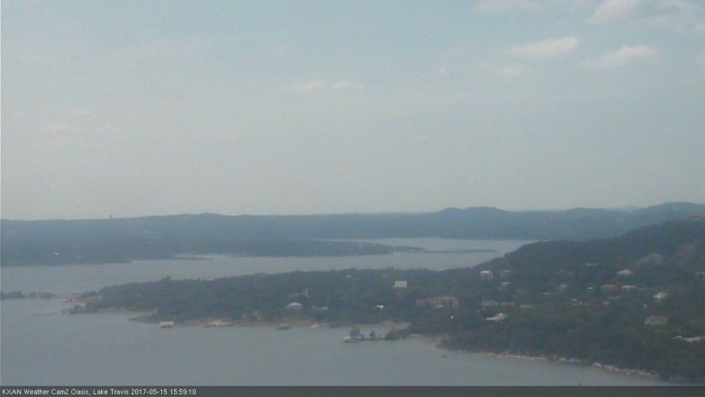 Lake Travis webcam, May 15, 2017 3:20 PM CT