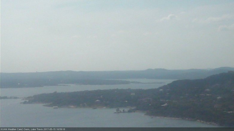 Lake Travis webcam, May 15, 2017 4:10 PM CT