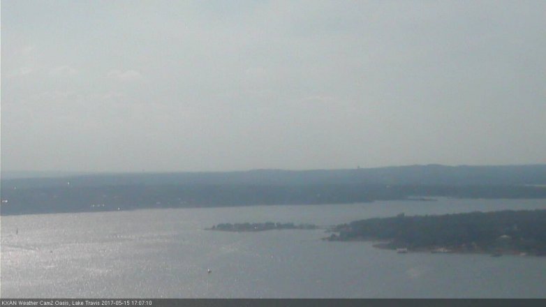 Lake Travis webcam, May 15, 2017 4:20 PM CT