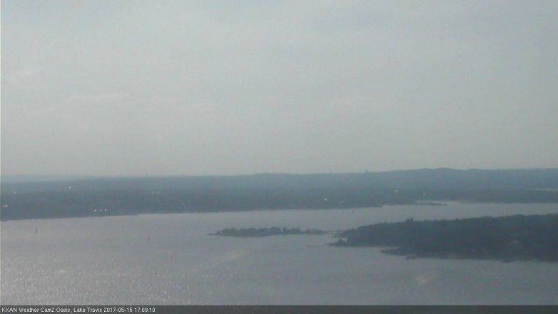 Lake Travis webcam, May 15, 2017 4:25 PM CT