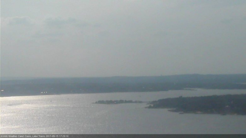 Lake Travis webcam, May 15, 2017 4:40 PM CT