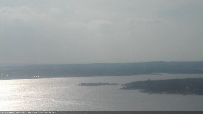 Lake Travis webcam, May 15, 2017 4:45 PM CT