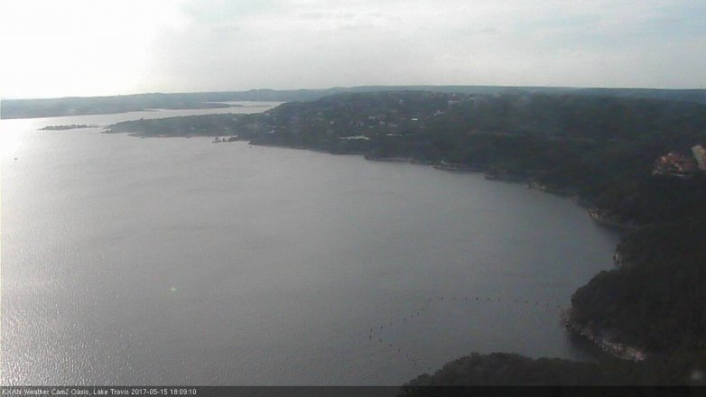 Lake Travis webcam, May 15, 2017 5:30 PM CT