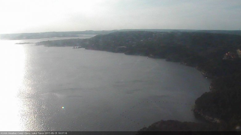 Lake Travis webcam, May 15, 2017 5:50 PM CT