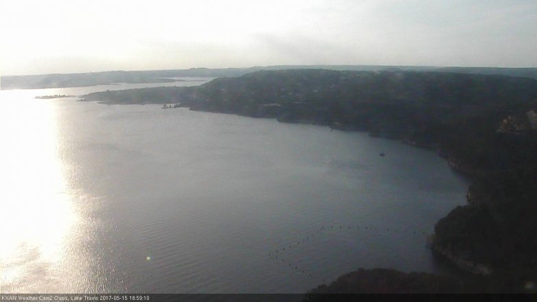 Lake Travis webcam, May 15, 2017 6:05 PM CT
