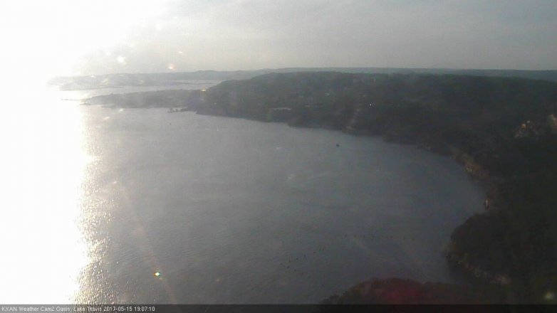 Lake Travis webcam, May 15, 2017 6:30 PM CT