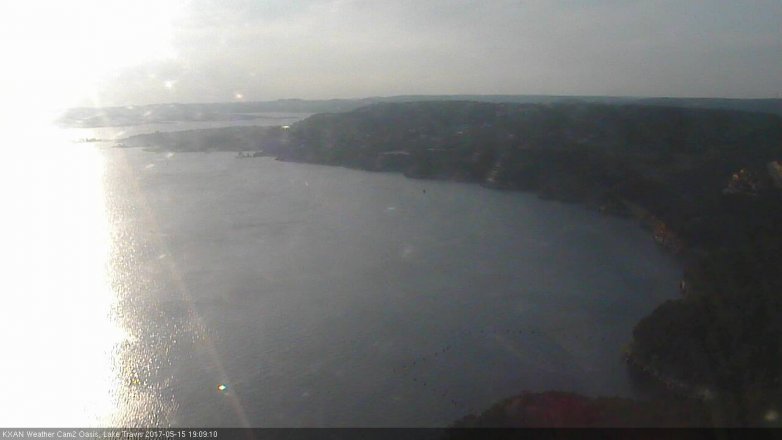 Lake Travis webcam, May 15, 2017 6:35 PM CT