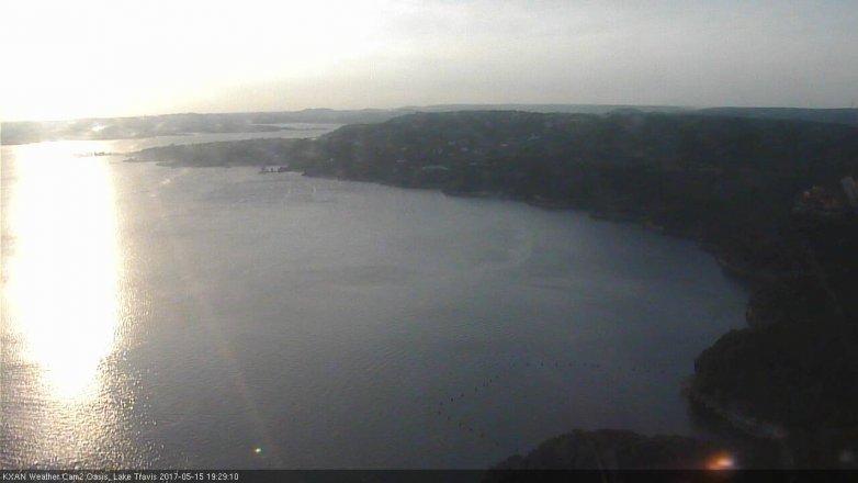 Lake Travis webcam, May 15, 2017 6:45 PM CT