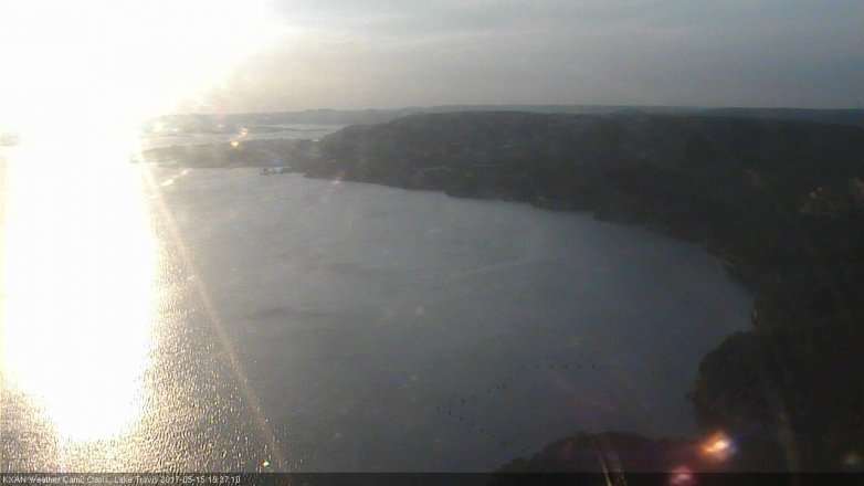 Lake Travis webcam, May 15, 2017 7:05 PM CT