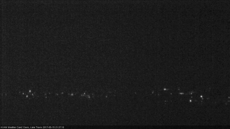 Lake Travis webcam, May 15, 2017 8:45 PM CT