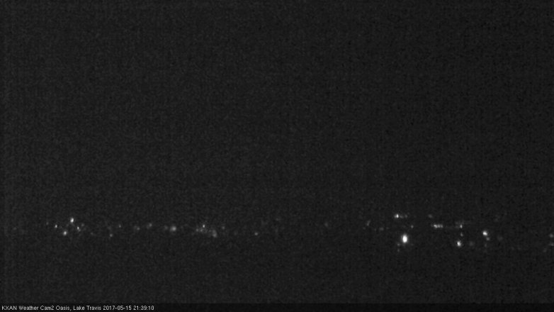 Lake Travis webcam, May 15, 2017 9:00 PM CT