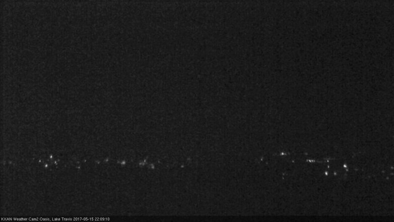 Lake Travis webcam, May 15, 2017 9:25 PM CT