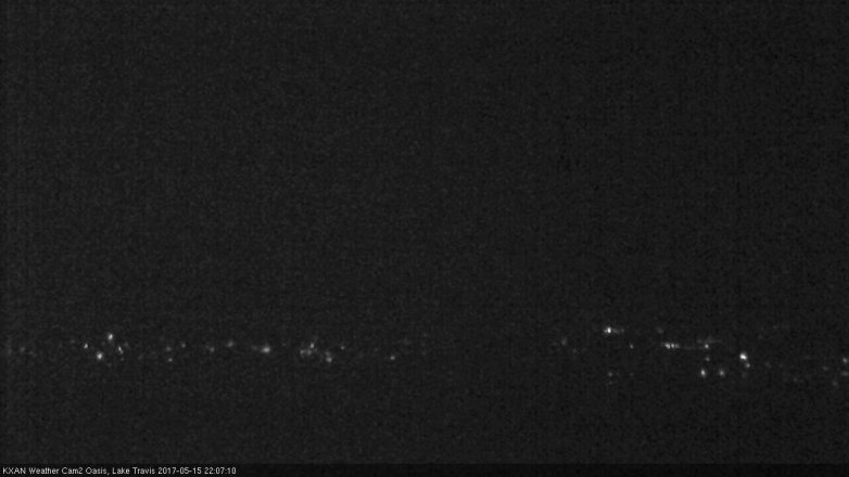 Lake Travis webcam, May 15, 2017 9:35 PM CT