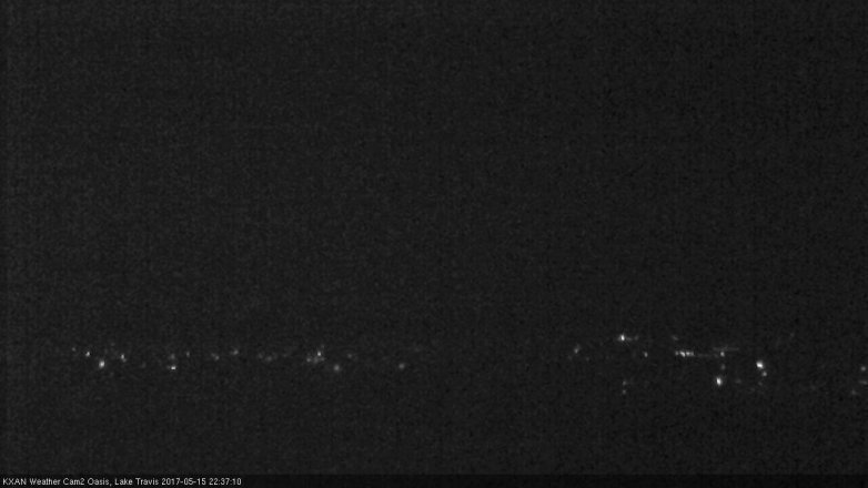 Lake Travis webcam, May 15, 2017 9:55 PM CT
