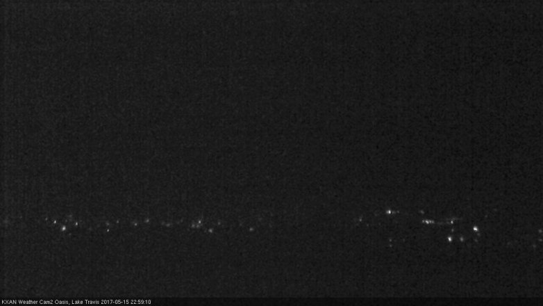 Lake Travis webcam, May 15, 2017 10:25 PM CT
