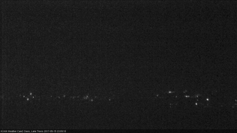 Lake Travis webcam, May 15, 2017 10:30 PM CT