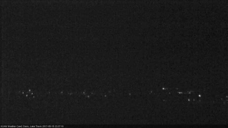 Lake Travis webcam, May 15, 2017 10:50 PM CT
