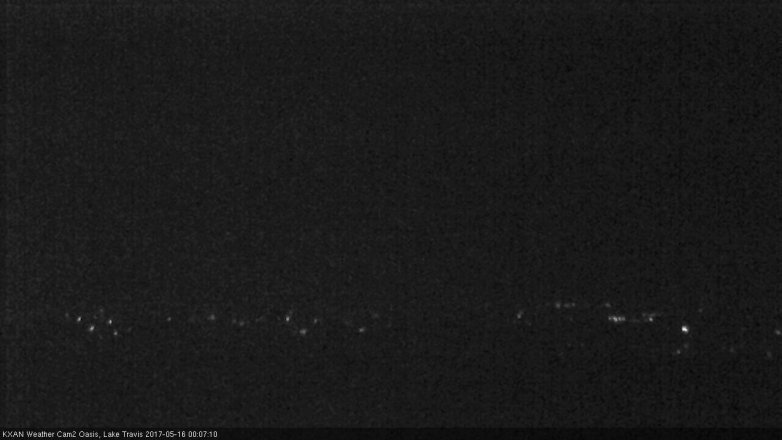 Lake Travis webcam, May 15, 2017 11:40 PM CT