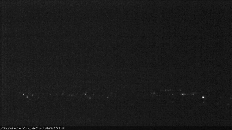 Lake Travis webcam, May 15, 2017 11:50 PM CT