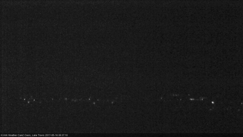 Lake Travis webcam, May 15, 2017 11:55 PM CT