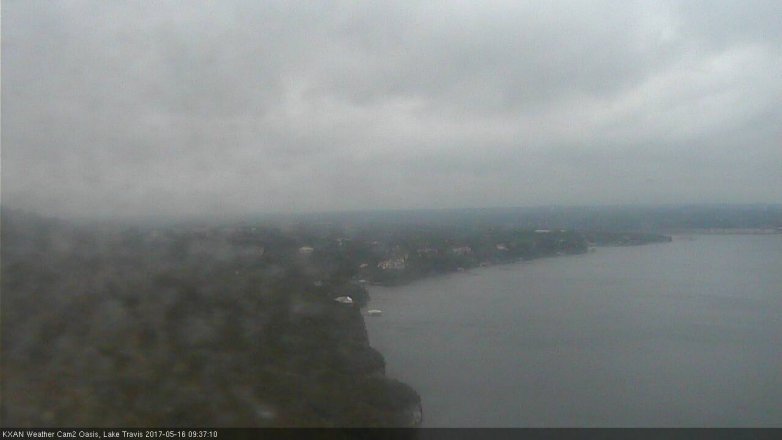 Lake Travis webcam, May 16, 2017 9:00 AM CT