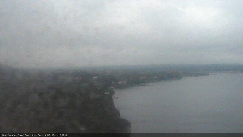 Lake Travis webcam, May 16, 2017 9:20 AM CT