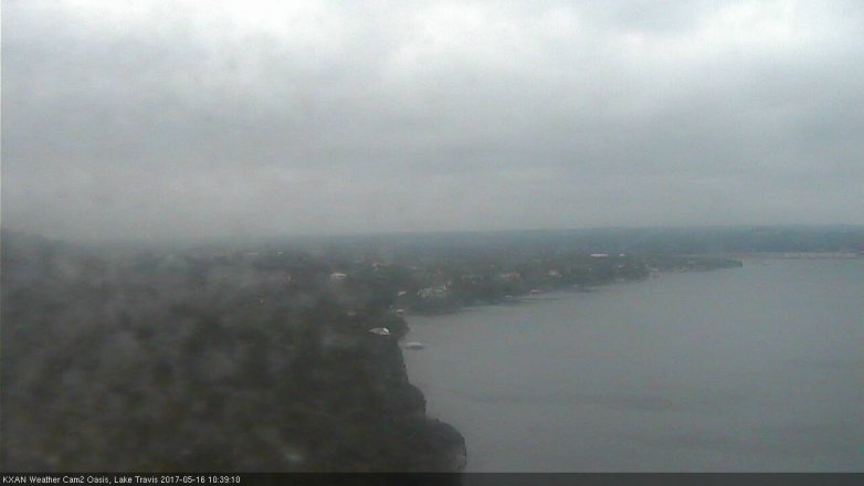 Lake Travis webcam, May 16, 2017 10:00 AM CT