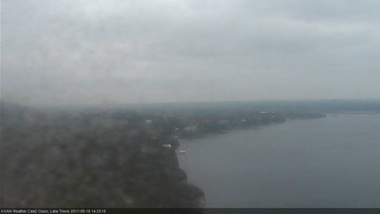 Lake Travis webcam, May 16, 2017 1:40 PM CT