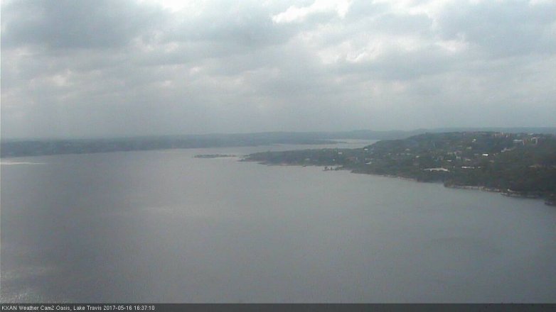 Lake Travis webcam, May 16, 2017 3:45 PM CT
