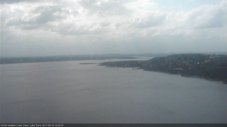 Lake Travis webcam, May 16, 2017 3:50 PM CT