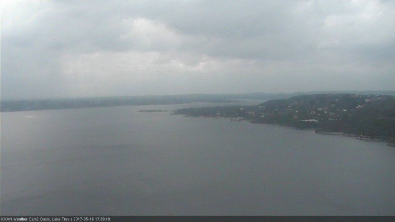 Lake Travis webcam, May 16, 2017 4:45 PM CT